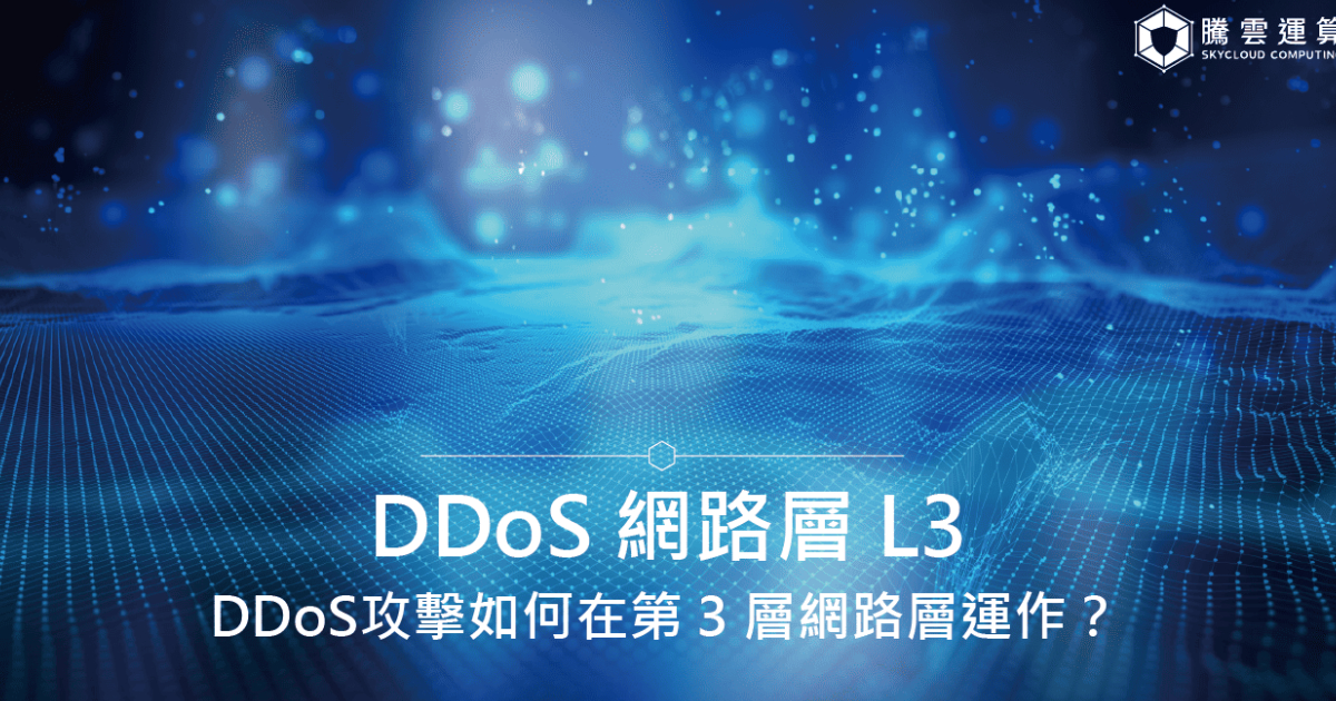 DDoS攻击如何在第 3 层网路层运作？ DDoS 网路层 L3｜Skycloud